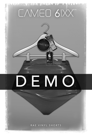 ::Cameo 6ixx:: Rae Vinyl Shorts (DEMO)