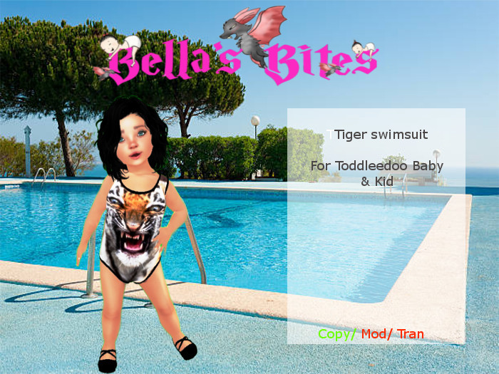 *BB* Tiger cub swimsuit