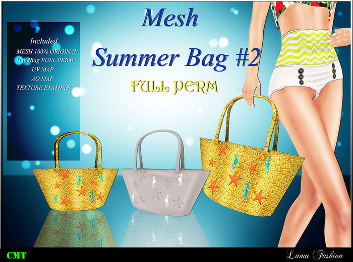 -Lamu Fashion-Mesh Summer Bag #2 FULL PERM