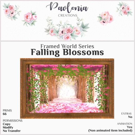 :::Pavlonia Creations::: - Falling Blossoms (BOXED)