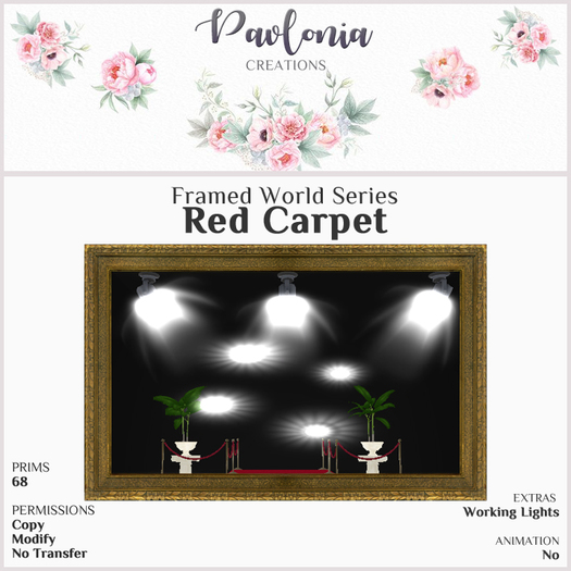 :::Pavlonia Creations::: - Red Carpet (BOXED)