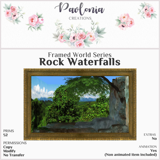 :::Pavlonia Creations::: - Rock Waterfalls (BOXED)