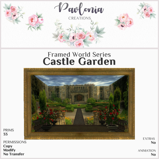 :::Pavlonia Creations::: - Castle Garden (BOXED)