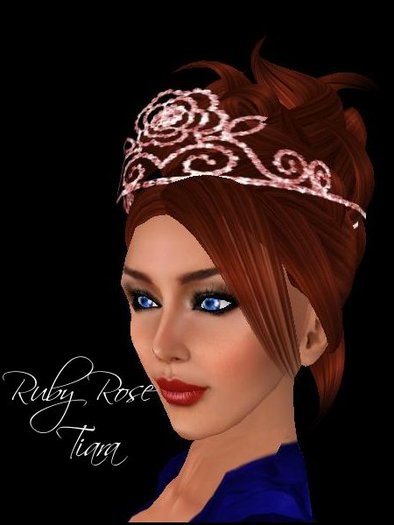 *Goddess* Ruby Rose Tiara (Wear Me)