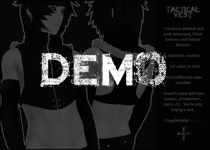 krankhaus - Kemono & Kuroo - Tactical Vest DEMO