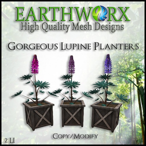 :.EARTHWORX.: Lupine Planters [BOX]