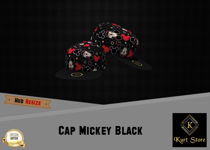 .:Kurt Store:. Cap Mickey Black