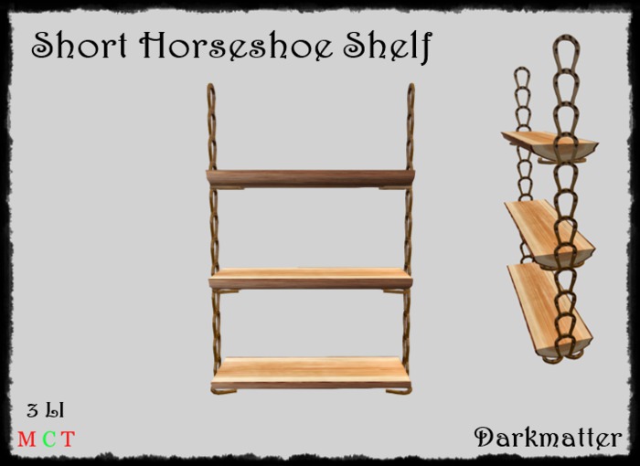 Horseshoe Short Shelf