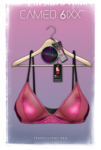 ::Cameo 6ixx:: Translucent Bralet (Pink)
