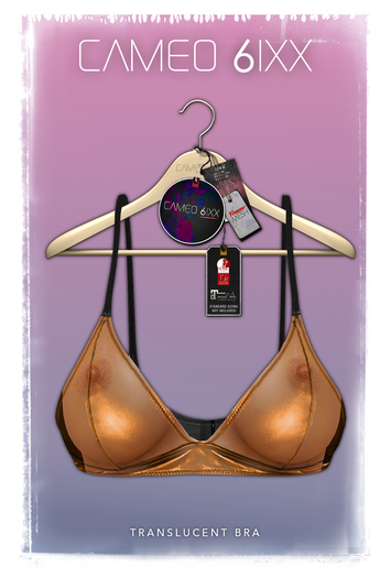 ::Cameo 6ixx:: Translucent Bralet (Orange)