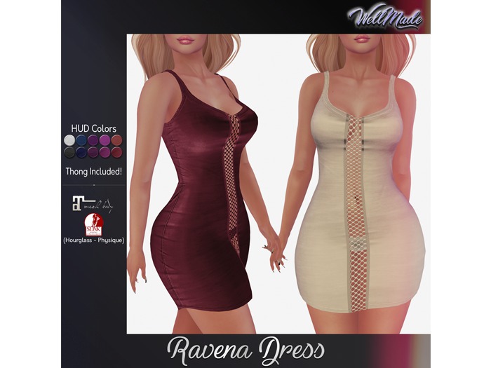 [WellMade] Ravena Dress - HUD Colors