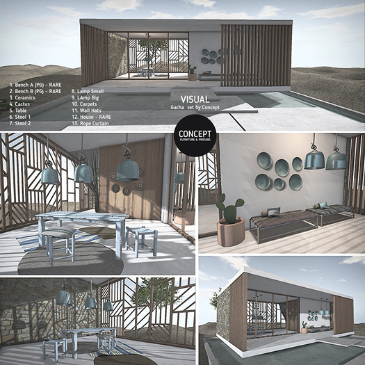 Concept} *01. Visual Beach 2 - RARE