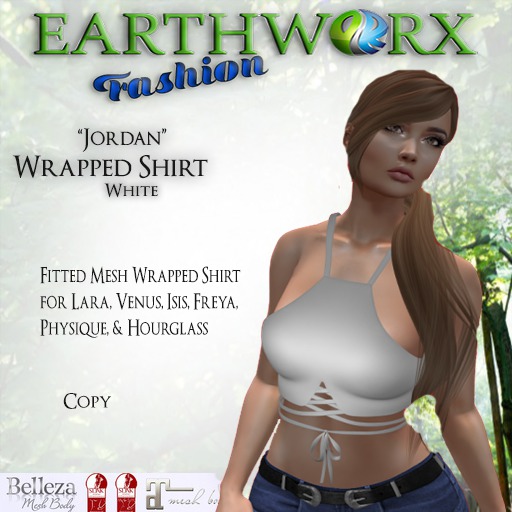 :.EARTHWORX.: Wrapped Shirt [White] [BOX]