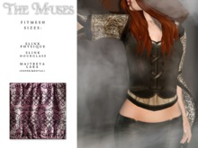 the muses . Blackwork Top . Rose