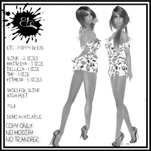 DEMO FOR ETC POPPY DRESS AND SHOES