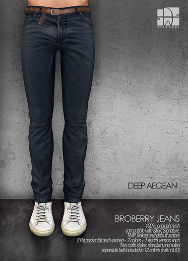 [Deadwool] Broberry jeans - deep aegean