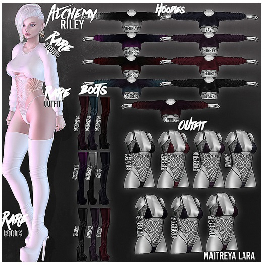 Foxes - Riley - Lara - Hoodie - White RARE