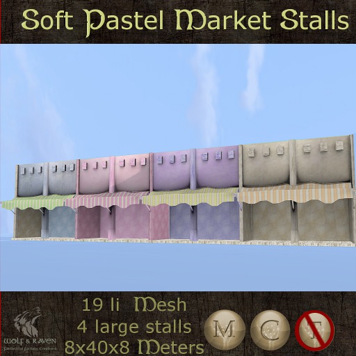 Wolf & Raven Soft Pastel Marketstalls