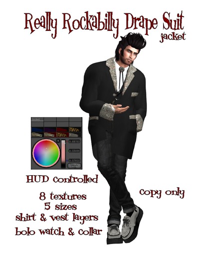 Really Rockabilly Drape with Hud  & Exttras