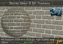 JU Bricks Stoen B 3D Textures Full Perm
