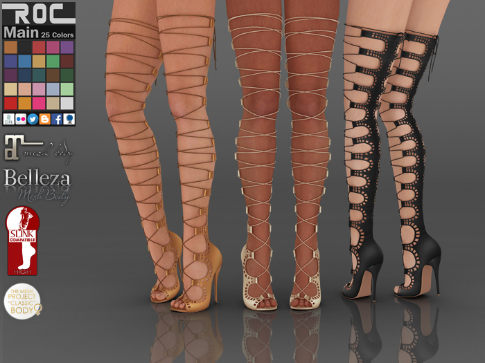 roc knee high boots