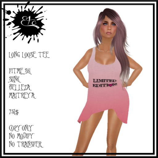 TDS LONG LOOSE TEE - LIMITED EDITION