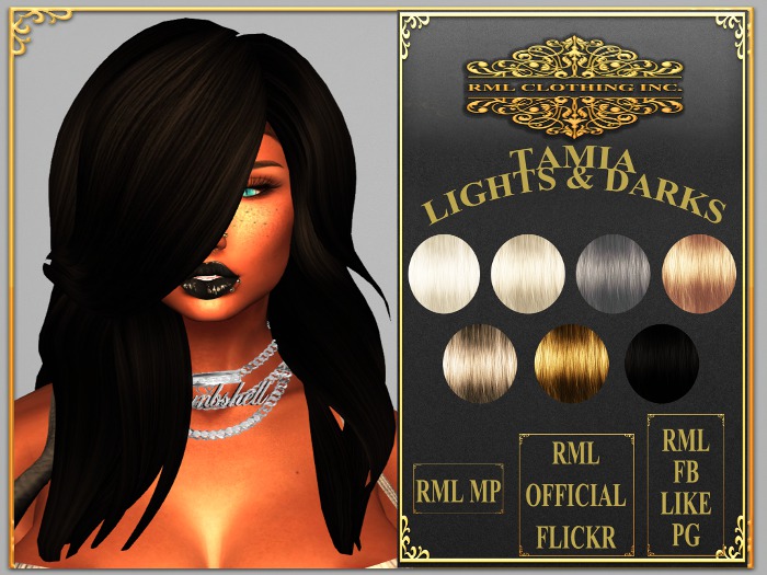 RML TAMIA(LIGHTS & DARKS HAIR + HUD)