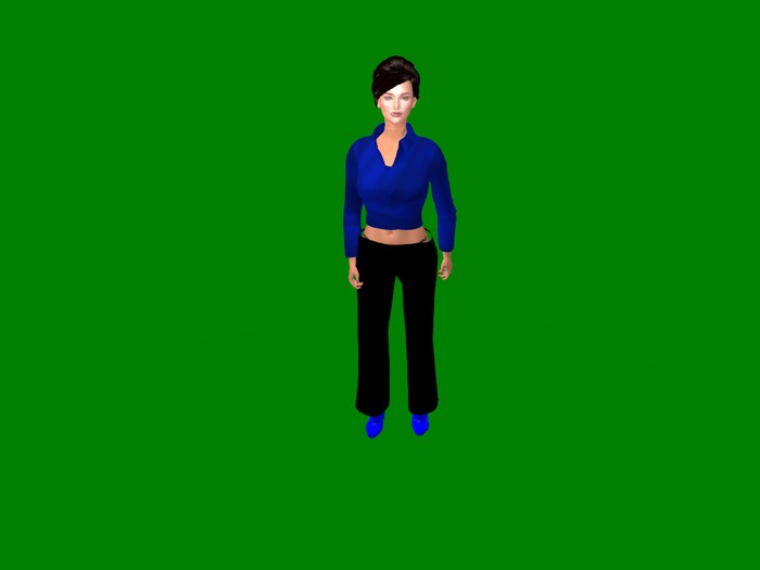 Erika color change outfit with hair + slink boots