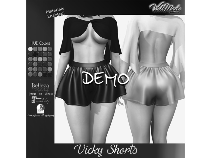 [WellMade] Vicky Shorts DEMO
