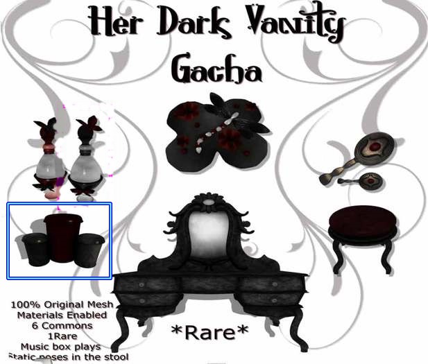 .::DD::. Her Dark Vanity COMMON Powder Cans