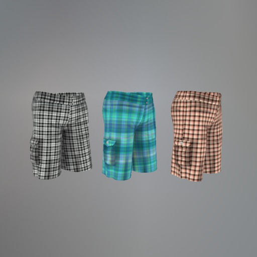 Plaid Mesh Shorts (Fatpack)