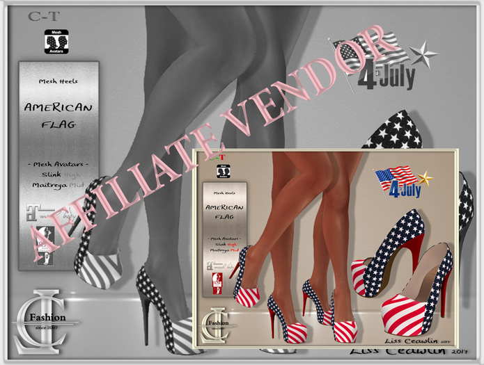 LC Affiliate Vendor [Patriotic] - American Heels