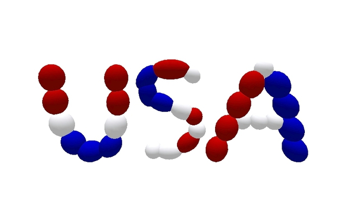 Mesh USA Balloon Flag