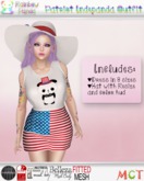 .:RP:. Patriot Indepanda Outfit (wear to unpack)