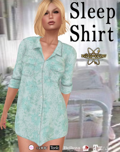 ~EccentriciXi~ Sleep Shirt Teal
