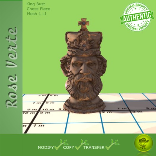 Full Perms King Chess Piece Statue