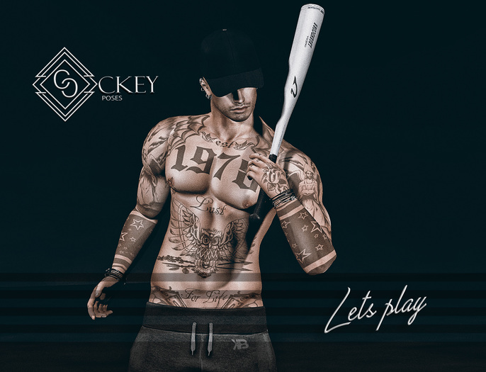 CKEY Poses - Let's play (Single Male Static Pose)