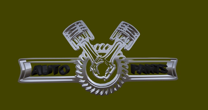 Auto Parts Sign