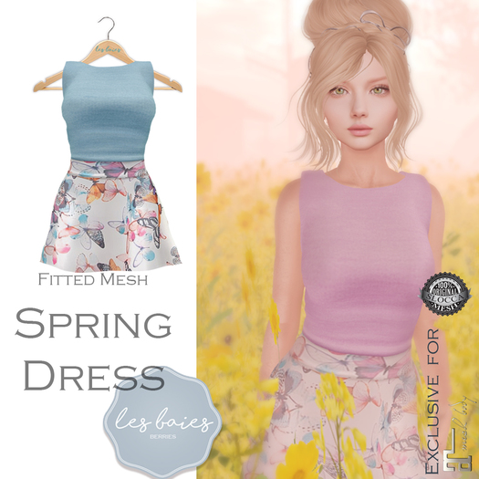 {les baies} Dress *spring* lightblue