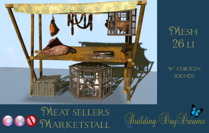 MEAT SELLER MARKETSTALL ( wear to unpack)