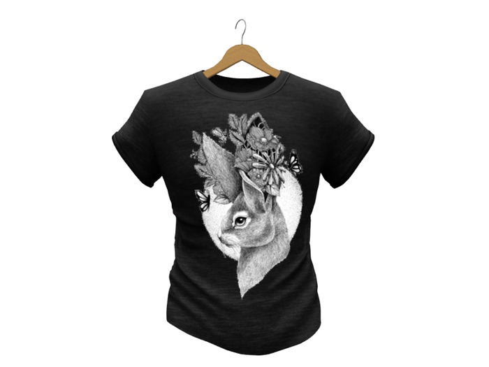 Mens Mesh T-Shirt Black Sexy Hase