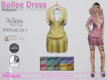Bailee Dress With Hud Polkadot