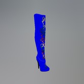 Blue Patriotic Mesh Boots box