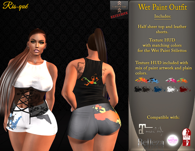 [Risque'] Wet Paint Outfit