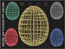 T-3D Creations [ Metal Egg 02 ] MESH - Full Perm