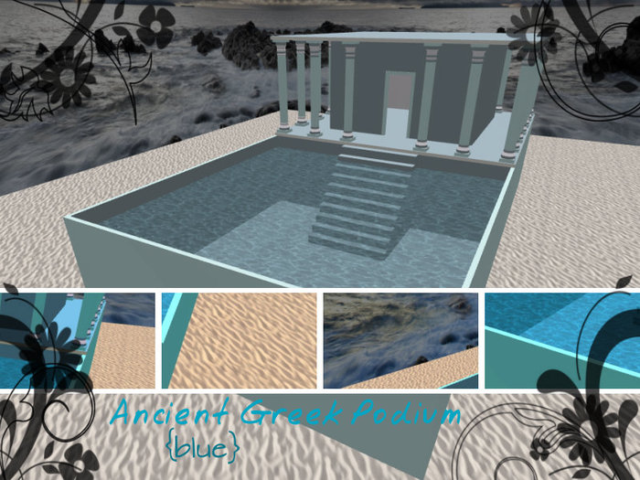 [Good Fairy] - Greek Podium with Pool {Blue}