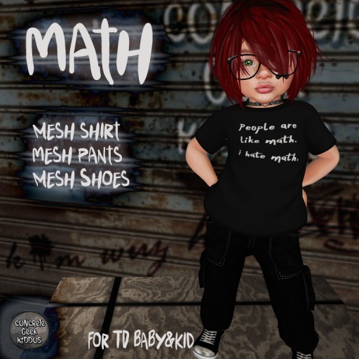 Concrete Geek Kiddos Math Outfit