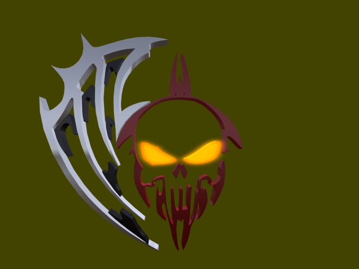 TRIBAL SKULL