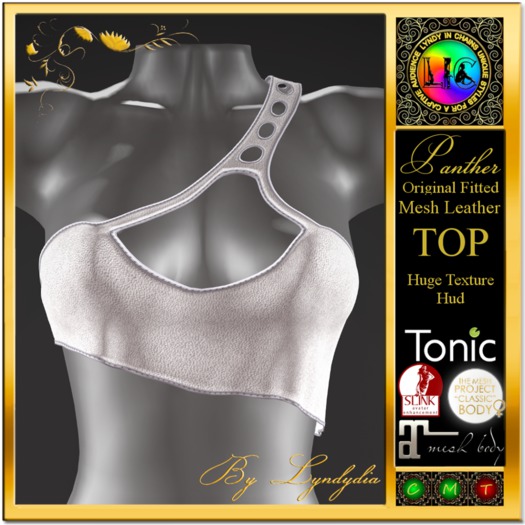 Panther Leather  Top