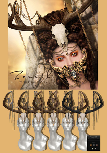 =Zenith=Charm banshee bone Wreath (all Colors)